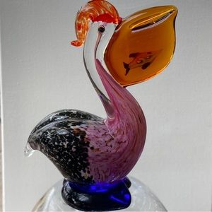 Vintage Murano Glass Pelican